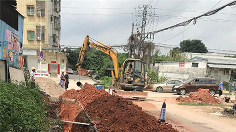 惠阳供水公司Q秋长街道角塘、大村ֱ、雷公塘片区市政消防栓工E进入施工阶D? /></a><br/><div><span style=