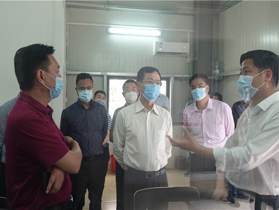 集团董事长吕敏率队调研下属公司复工复情况