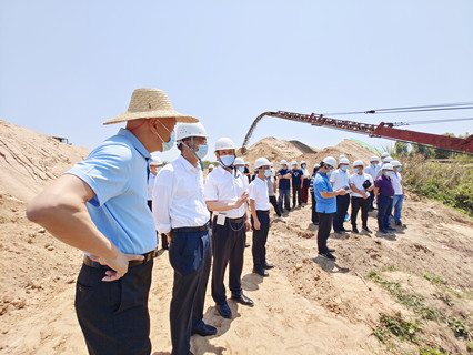 市水务集团董事长张国伟率队调研尚源实业公司蓝村砂? /></a><br/><div style=